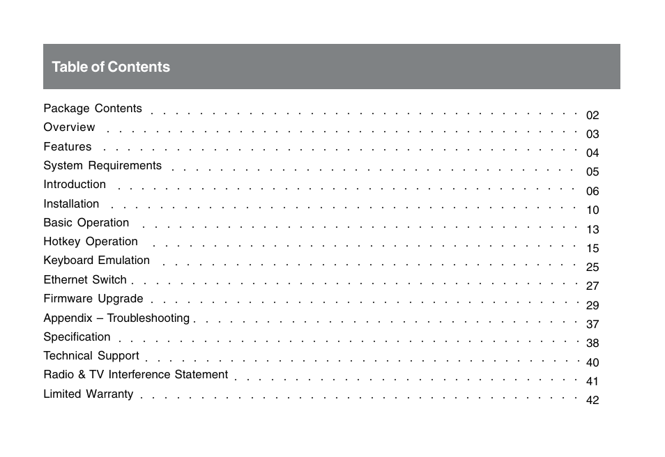 IOGear GCS1772 User Manual | Page 3 / 45