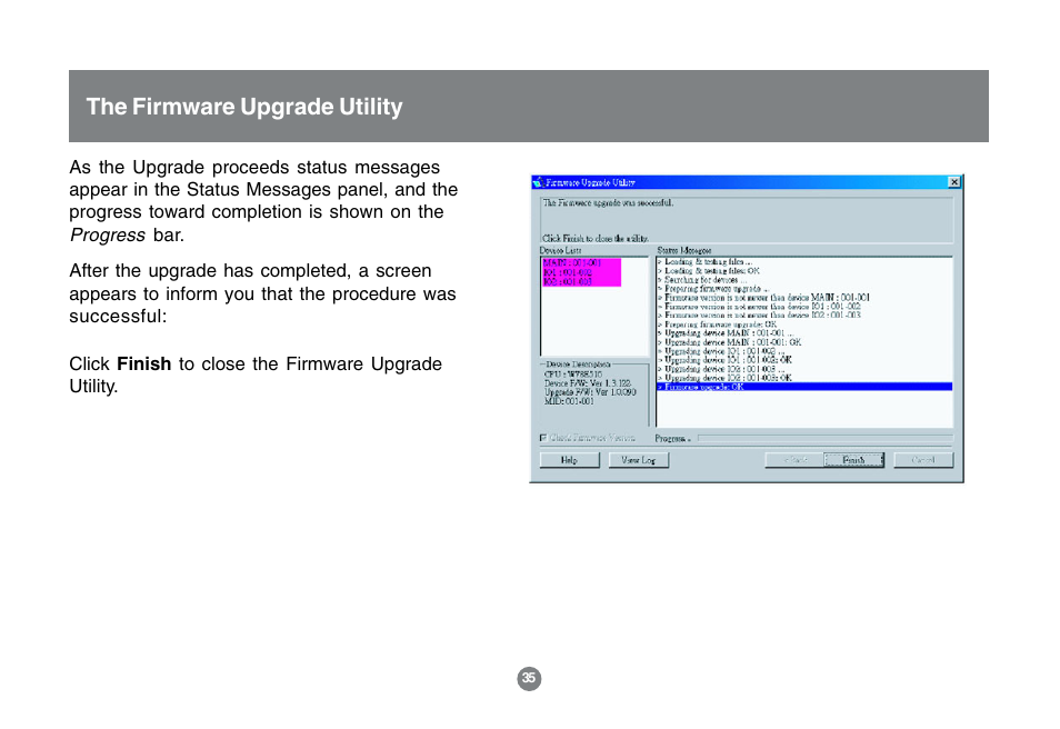 The firmware upgrade utility | IOGear GCS1772 User Manual | Page 37 / 45