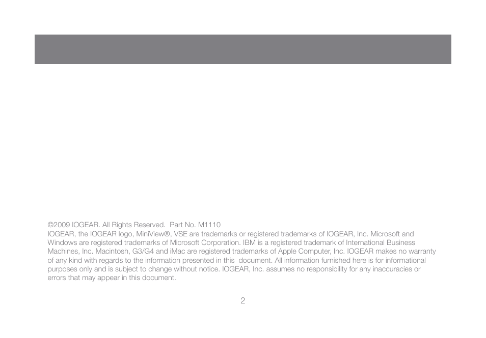 IOGear GUC2015V User Manual | Page 2 / 24