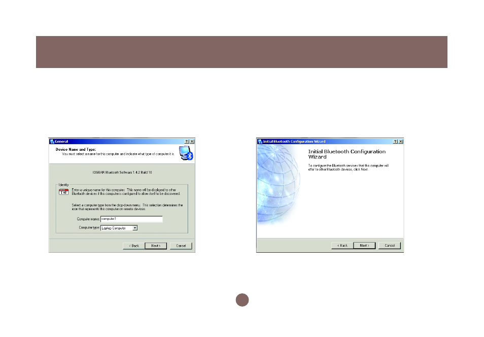 Initial bluetooth™ configuration wizard | IOGear GBU301 User Manual | Page 17 / 48