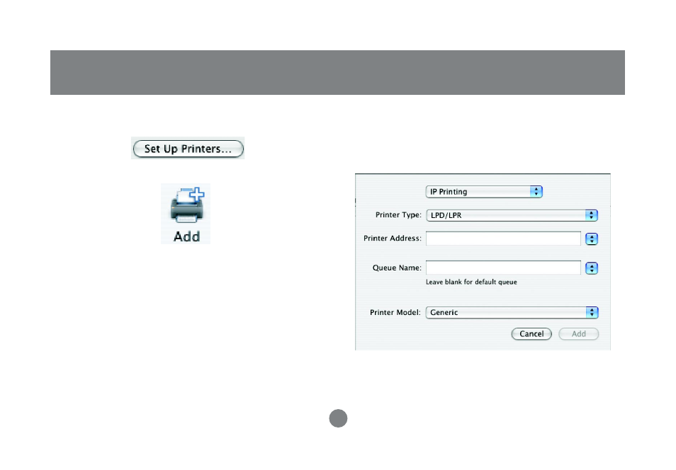 Macintosh installation | IOGear Wireless USB Print Server GPSR01U User Manual | Page 42 / 80