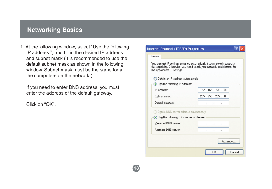 Networking basics | IOGear HomePlug to Ethernet Bridge GHPB42 User Manual | Page 47 / 75