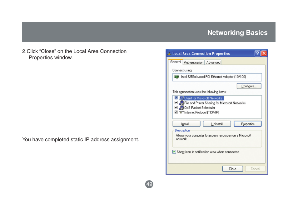Networking basics | IOGear HomePlug to Ethernet Bridge GHPB42 User Manual | Page 48 / 75