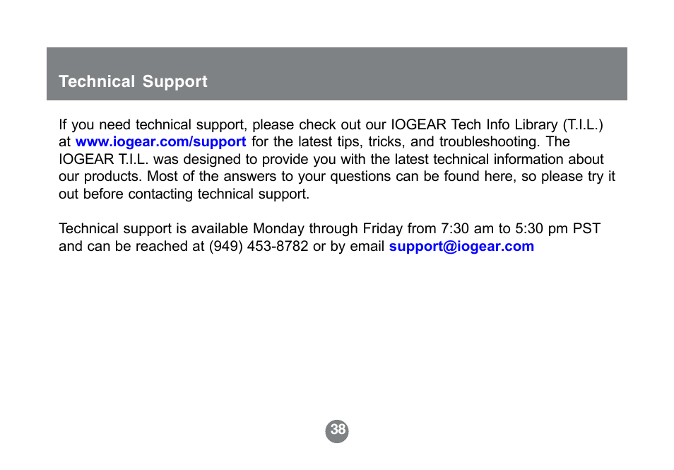 IOGear GBS301 User Manual | Page 40 / 44