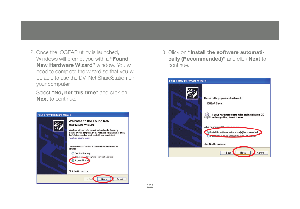 IOGear DVI Net ShareStation GDIP201 User Manual | Page 22 / 74