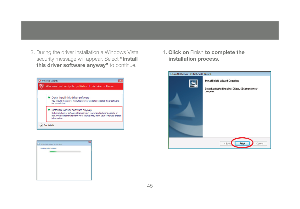 IOGear DVI Net ShareStation GDIP201 User Manual | Page 45 / 74