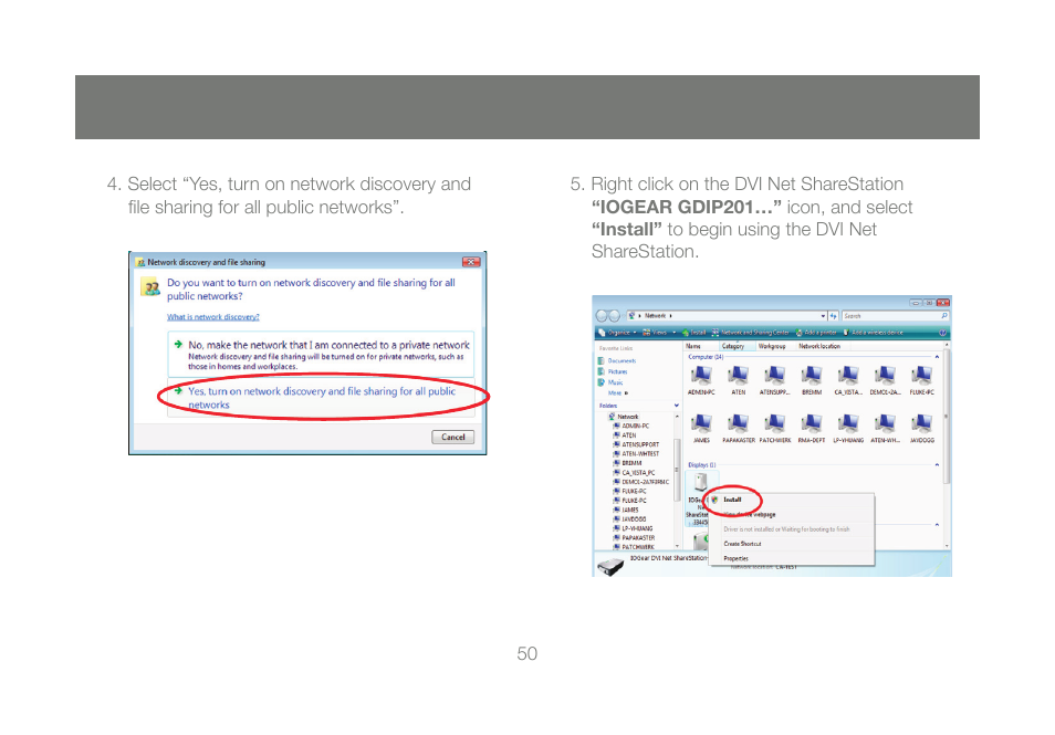 IOGear DVI Net ShareStation GDIP201 User Manual | Page 50 / 74