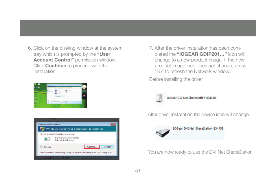 IOGear DVI Net ShareStation GDIP201 User Manual | Page 51 / 74
