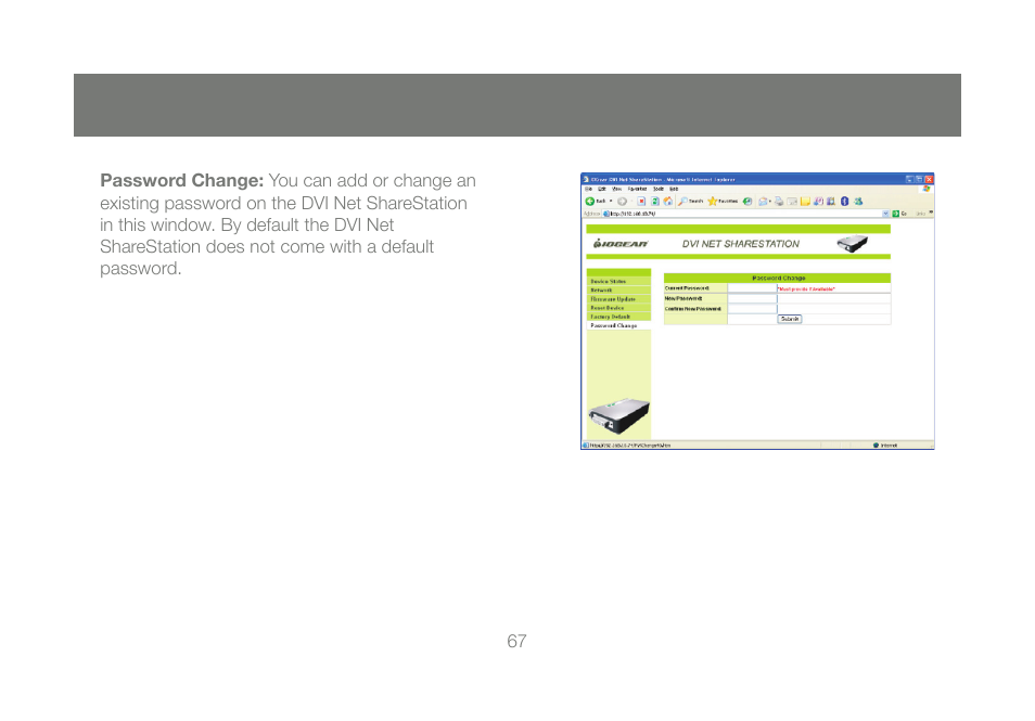 IOGear DVI Net ShareStation GDIP201 User Manual | Page 67 / 74