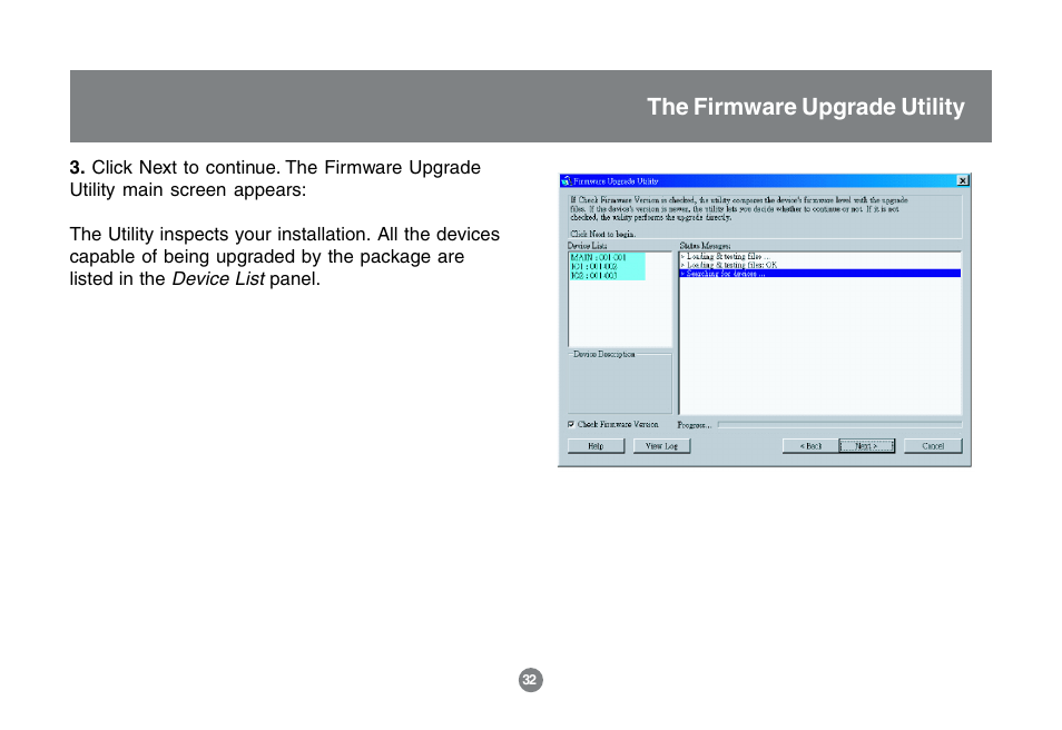 The firmware upgrade utility | IOGear MINIVIEW GCS1762 User Manual | Page 35 / 46