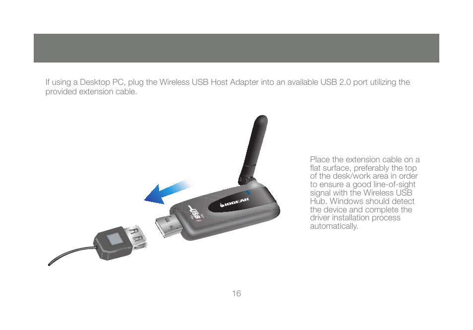 IOGear Wireless USB Hub and Adapter Kit GUWH204KIT User Manual | Page 16 / 40
