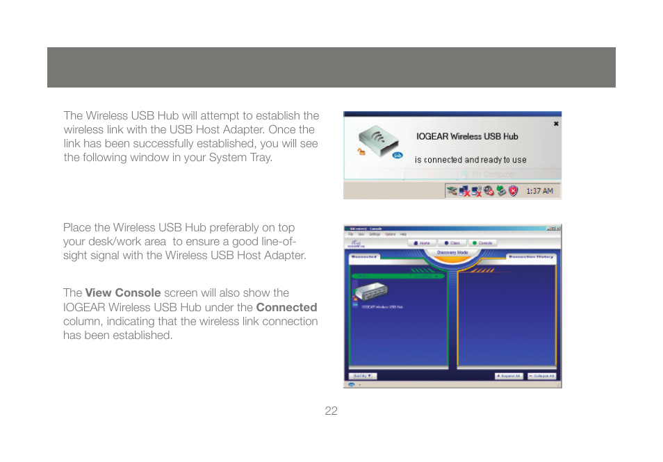 IOGear Wireless USB Hub and Adapter Kit GUWH204KIT User Manual | Page 22 / 40