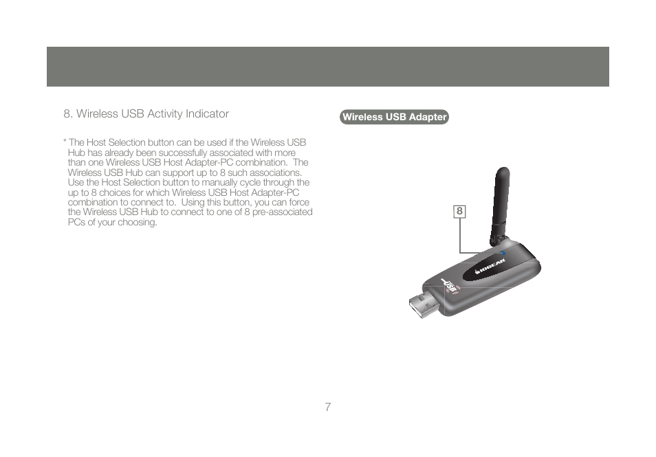 IOGear Wireless USB Hub and Adapter Kit GUWH204KIT User Manual | Page 7 / 40