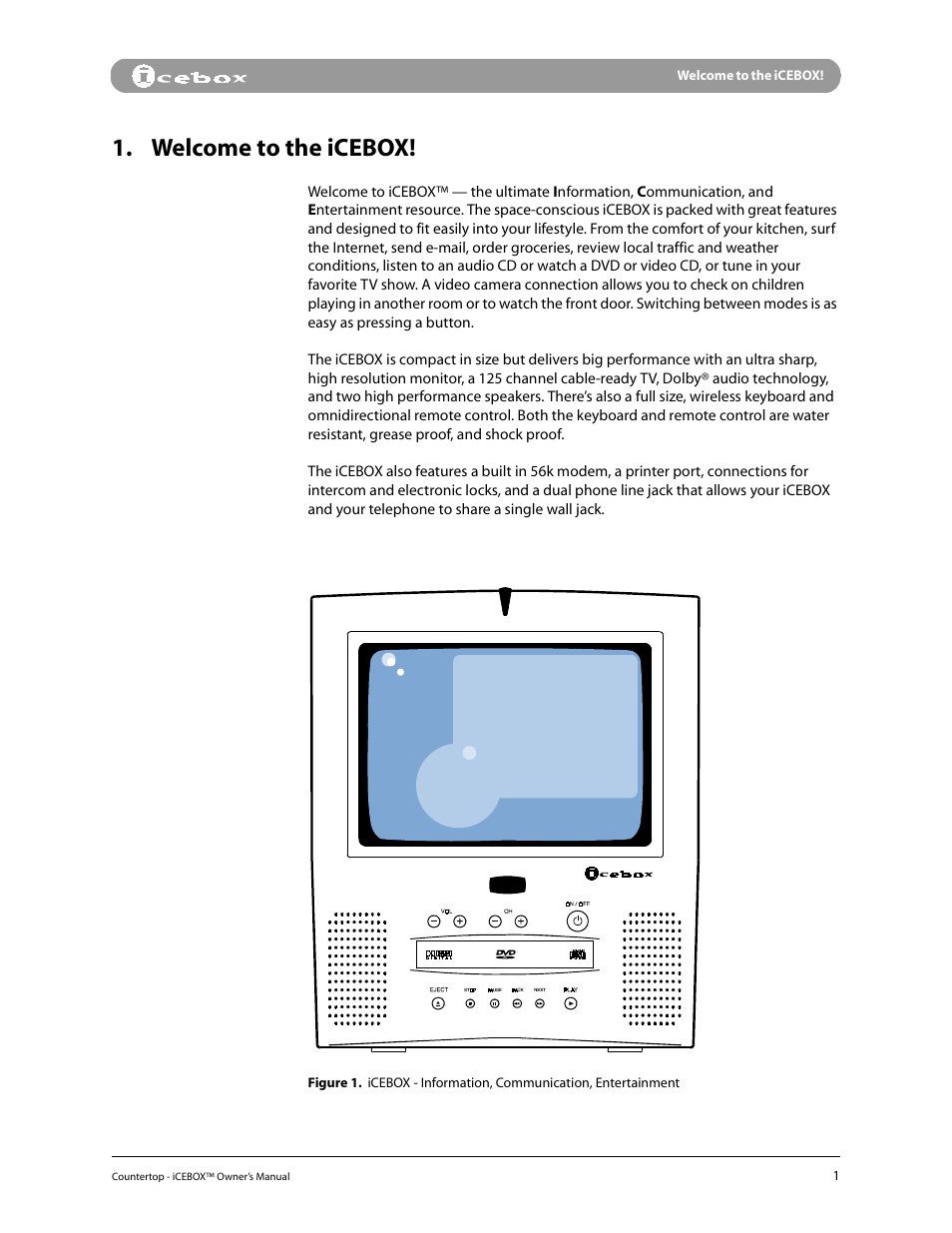 Welcome to the icebox | iCEBOX pmn User Manual | Page 10 / 49