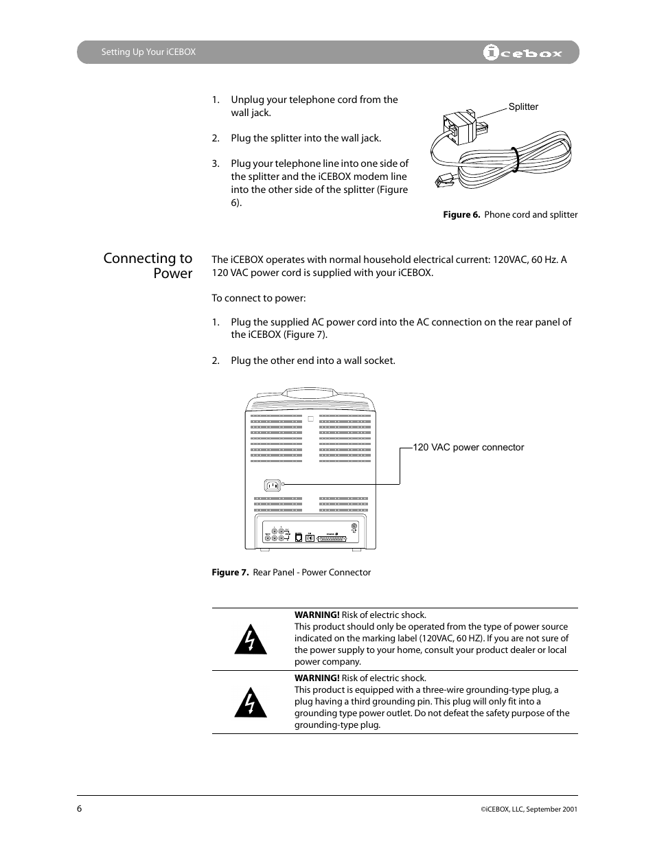 Connecting to power | iCEBOX pmn User Manual | Page 15 / 49