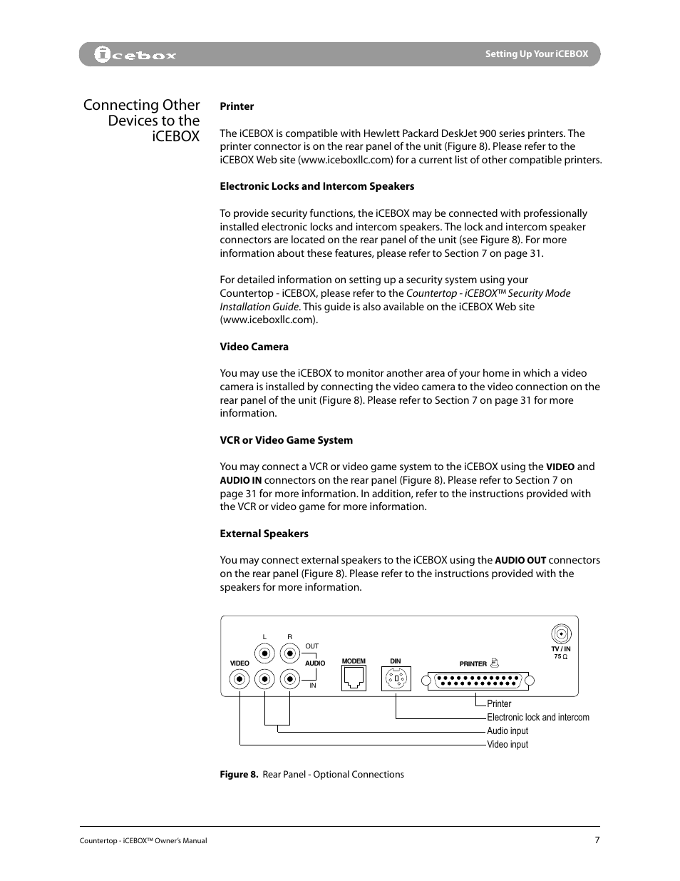 Connecting other devices to the icebox | iCEBOX pmn User Manual | Page 16 / 49