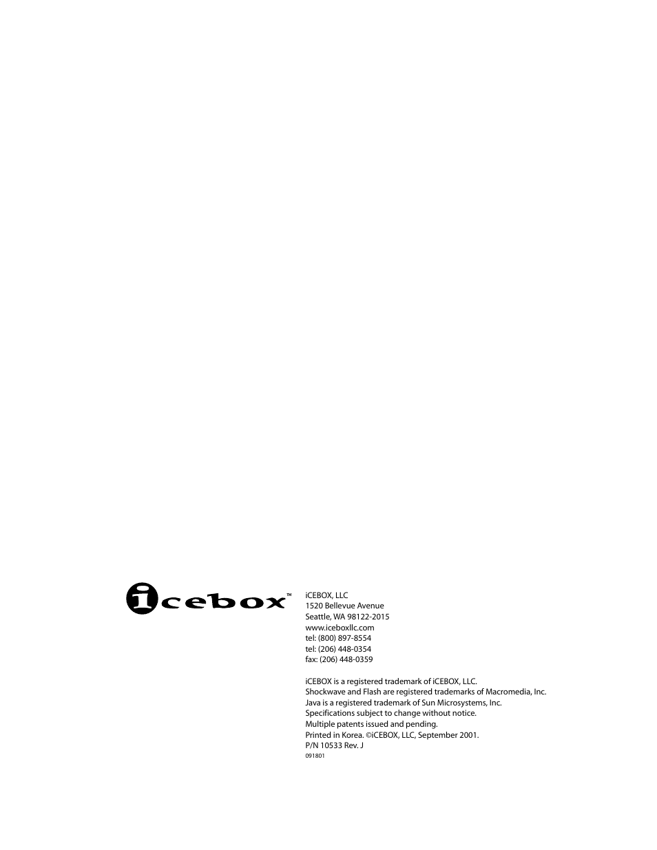 iCEBOX pmn User Manual | Page 49 / 49