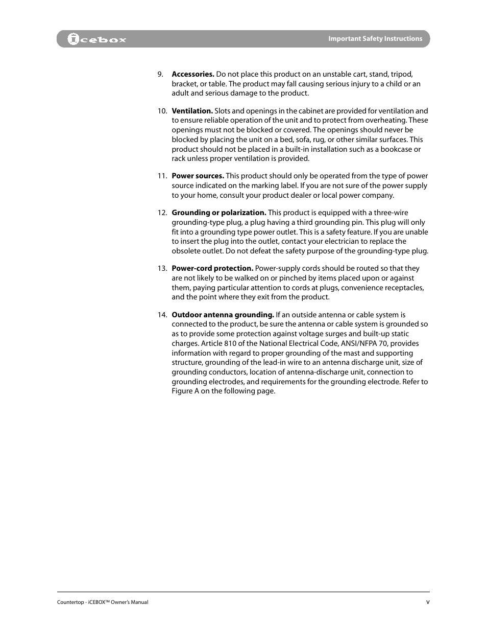 iCEBOX pmn User Manual | Page 7 / 49