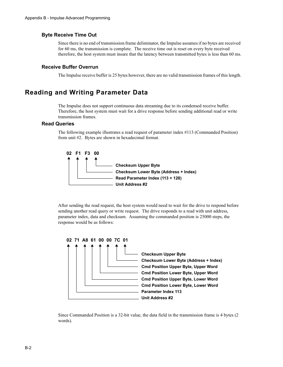 Reading and writing parameter data | Impulse PCW-5181 User Manual | Page 100 / 120