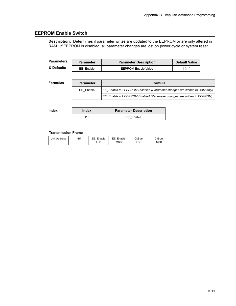 Eeprom enable switch | Impulse PCW-5181 User Manual | Page 109 / 120