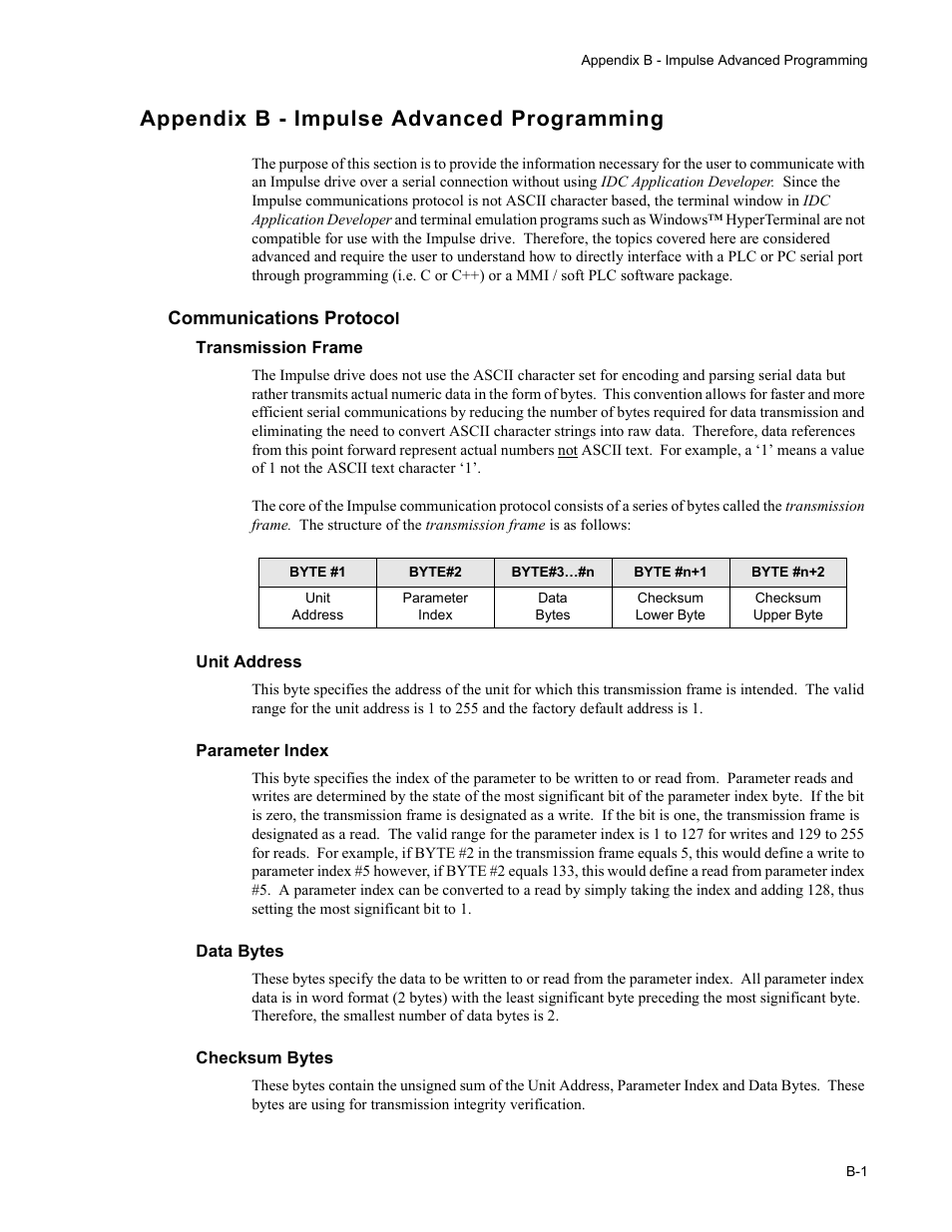 Appendix b - impulse advanced programming | Impulse PCW-5181 User Manual | Page 99 / 120