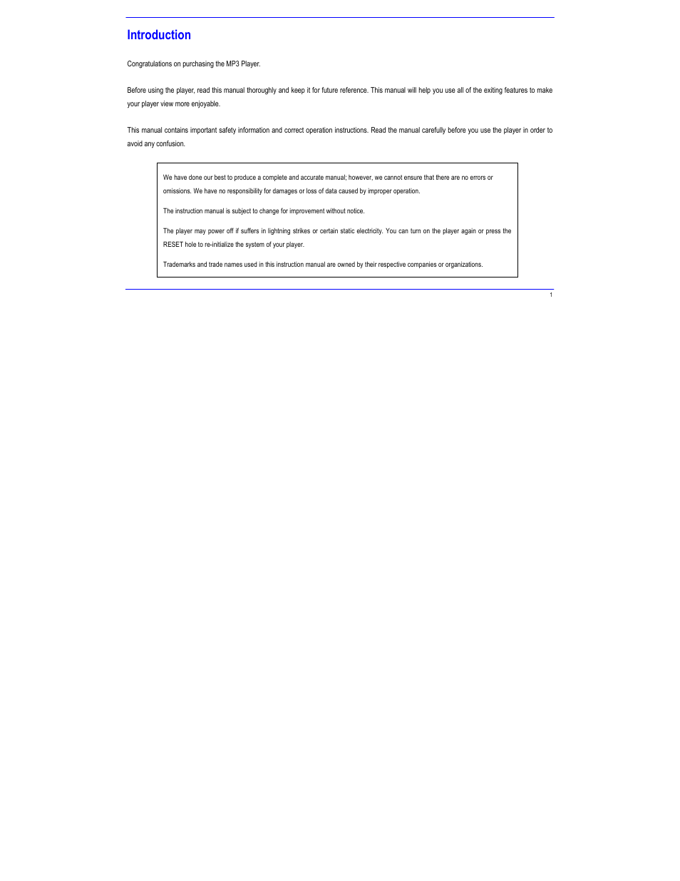 Introduction | Igloo MPK2066UKAB User Manual | Page 5 / 36