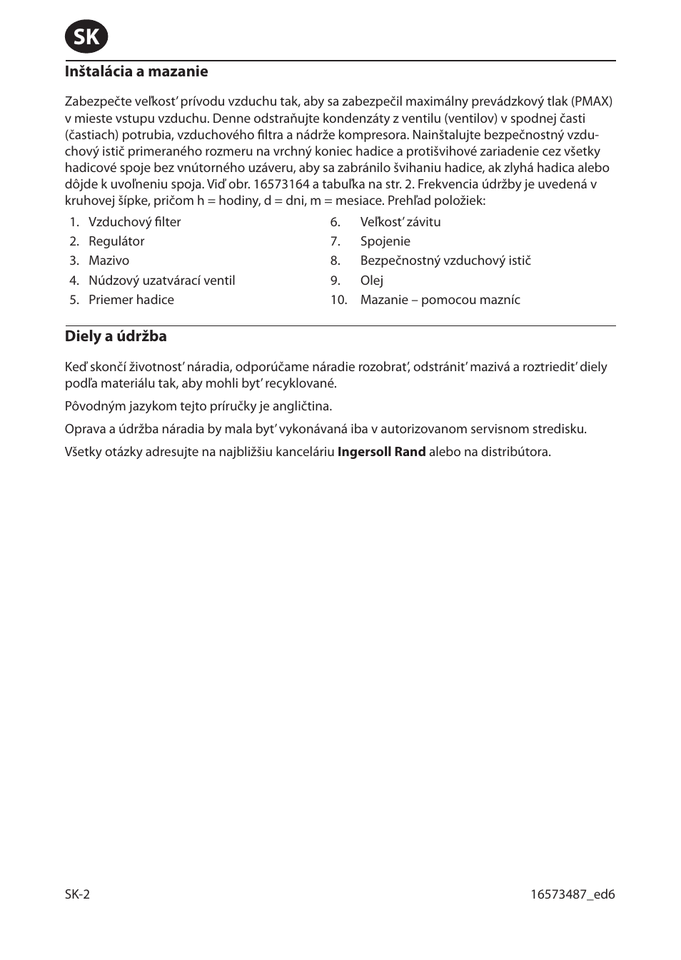 Ingersoll-Rand 301 User Manual | Page 30 / 56