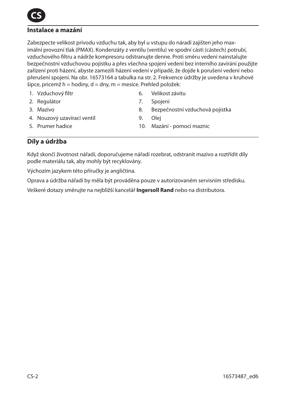 Ingersoll-Rand 301 User Manual | Page 32 / 56