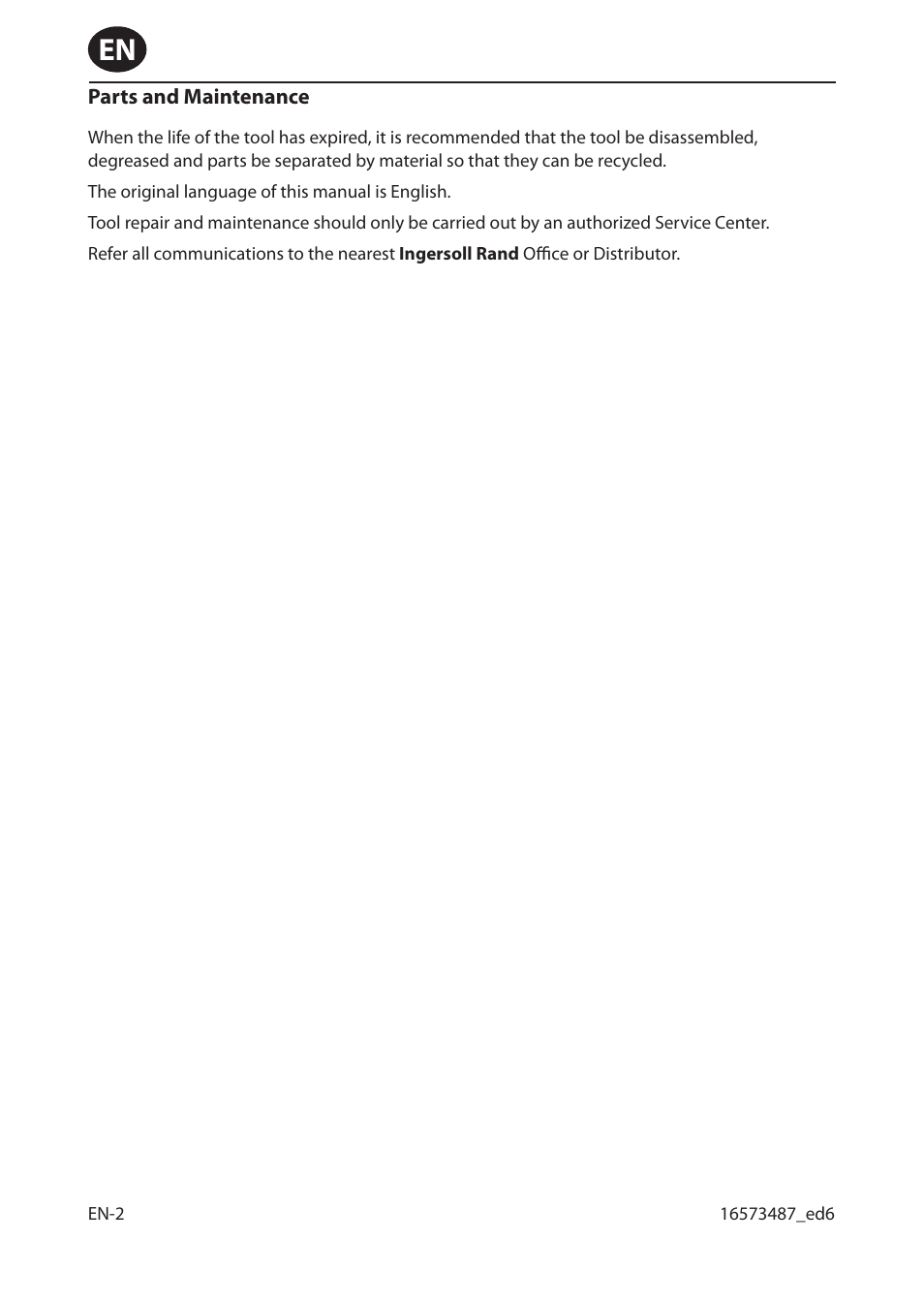 Ingersoll-Rand 301 User Manual | Page 4 / 56