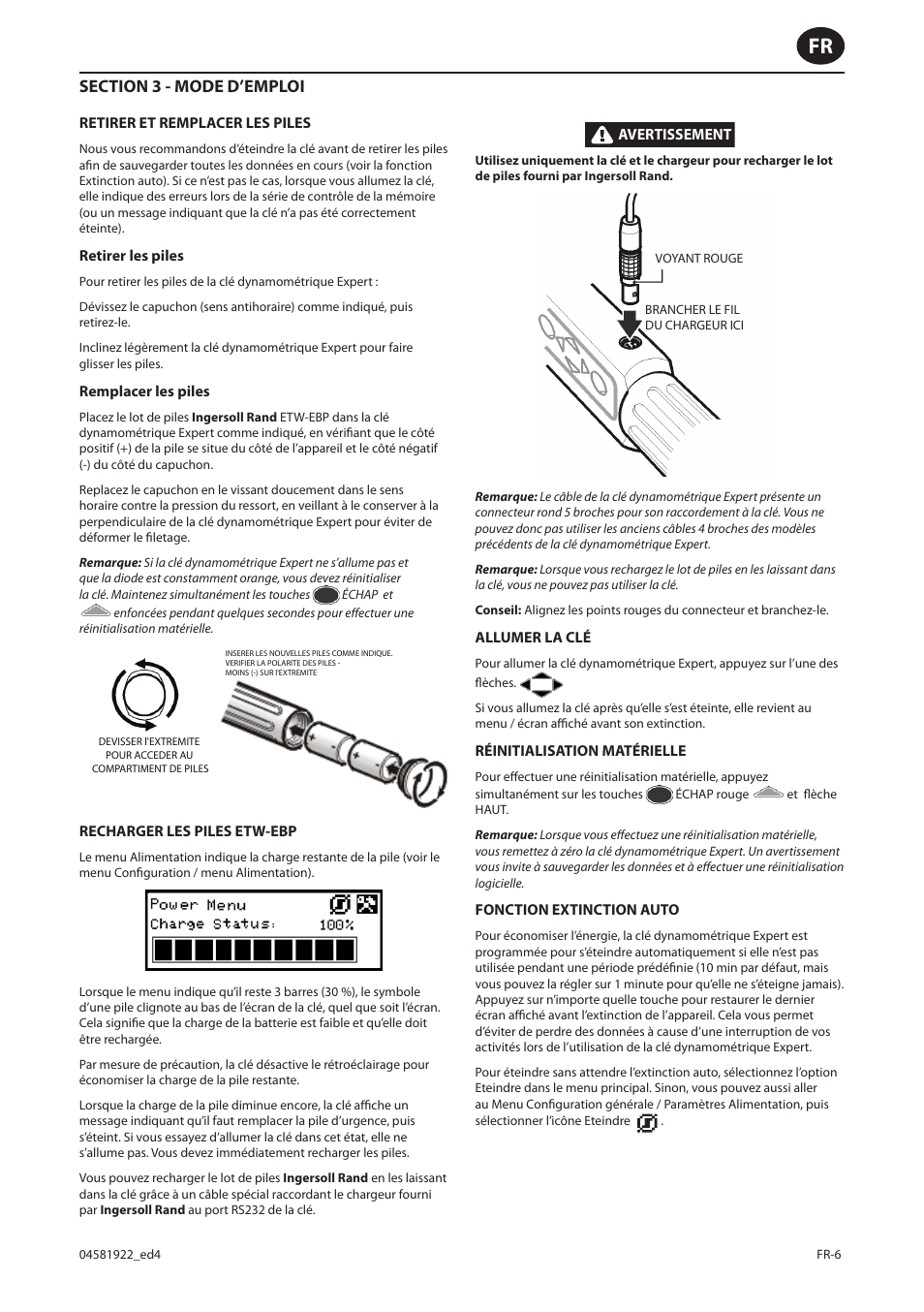 Ingersoll-Rand ETW-E75 User Manual | Page 33 / 92