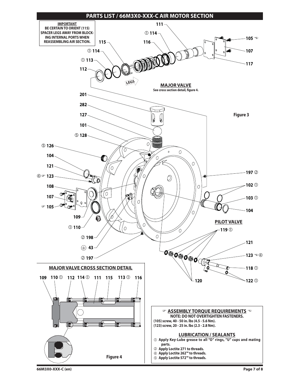 Ingersoll-Rand ARO 66M3X0-XXX-C User Manual | Page 7 / 8