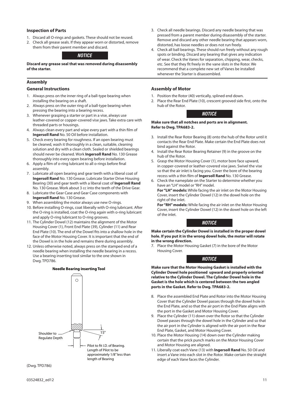Ingersoll-Rand NO SE ENCUENTRA 150BMG User Manual | Page 11 / 16