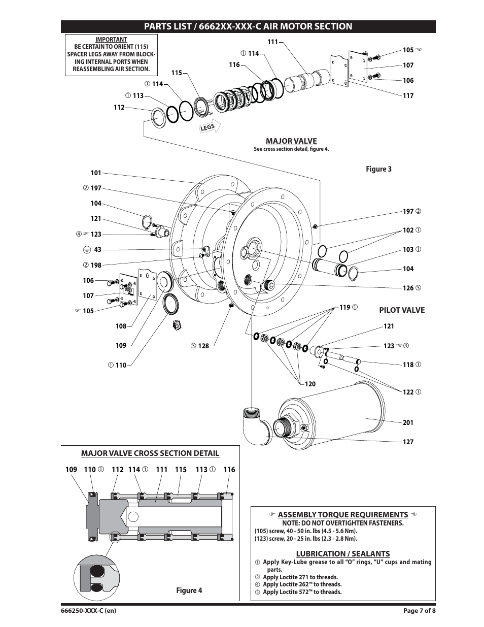 Ingersoll-Rand ARO 666250-XXX-C User Manual | Page 7 / 8