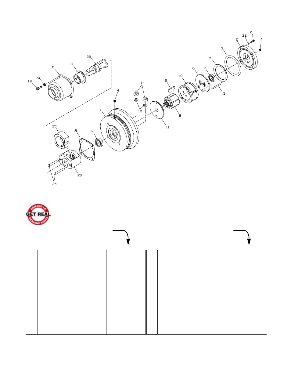 Iso drawing, Parts listing | Ingersoll-Rand 1712B2/VW1035 User Manual | Page 3 / 7