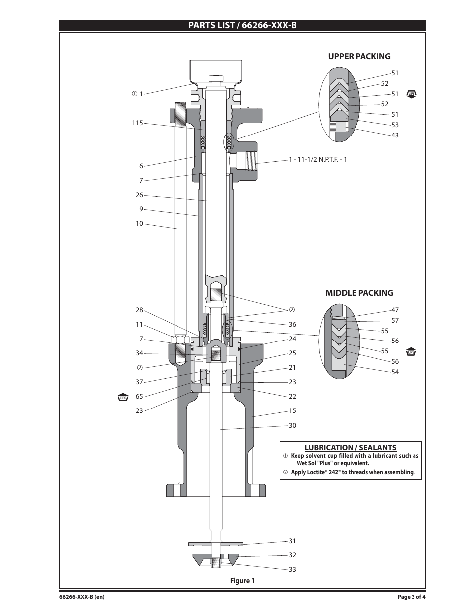 Ingersoll-Rand 66266-XXX-B User Manual | Page 3 / 4