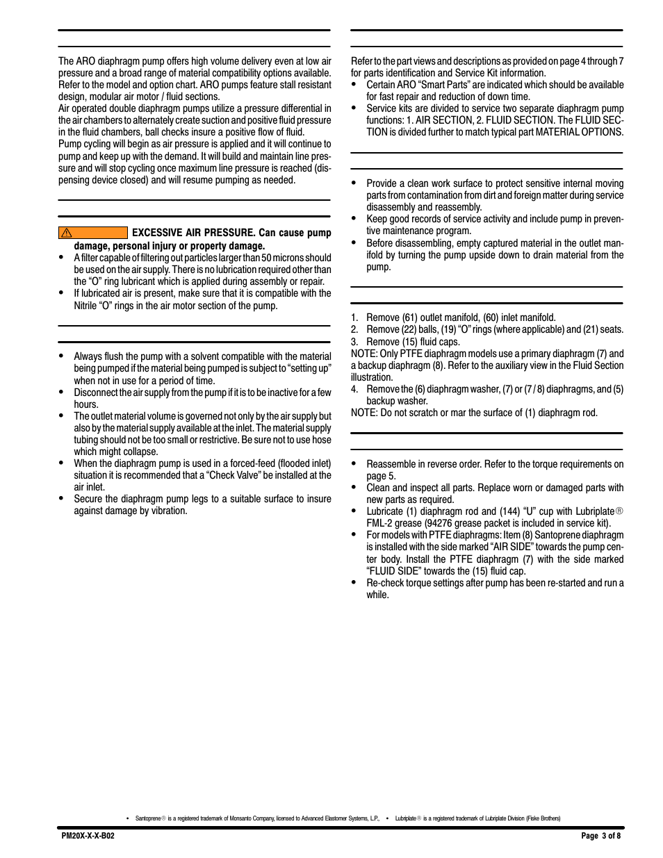 Ingersoll-Rand PM20X-X-X-B02 User Manual | Page 3 / 8