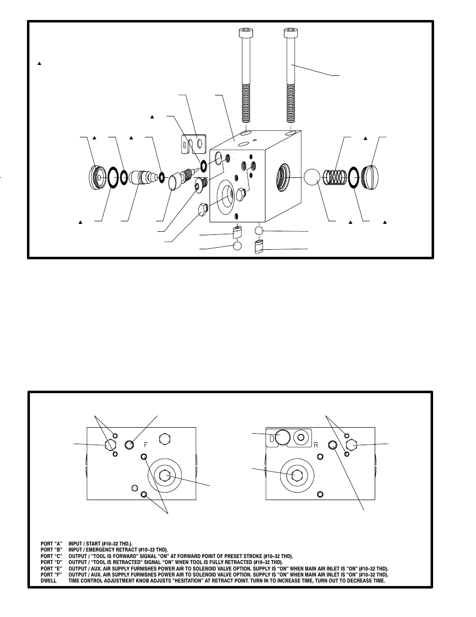 Manifold assembly/disassembly, Manifold disassembly, Manifold assembly | Ingersoll-Rand FE074B( )A( ) User Manual | Page 8 / 12