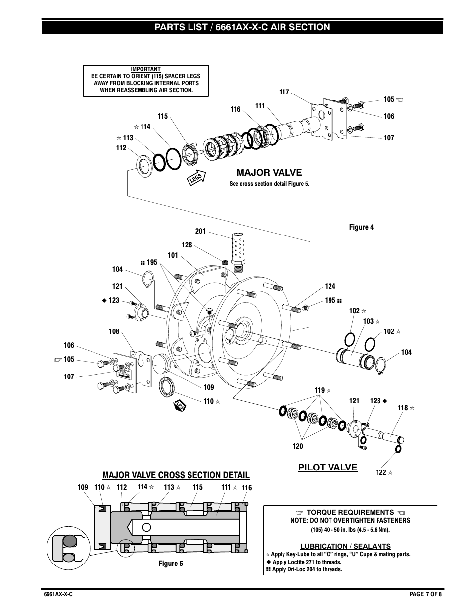 Pilot valve | Ingersoll-Rand ARO 6661AX-X-C User Manual | Page 7 / 8