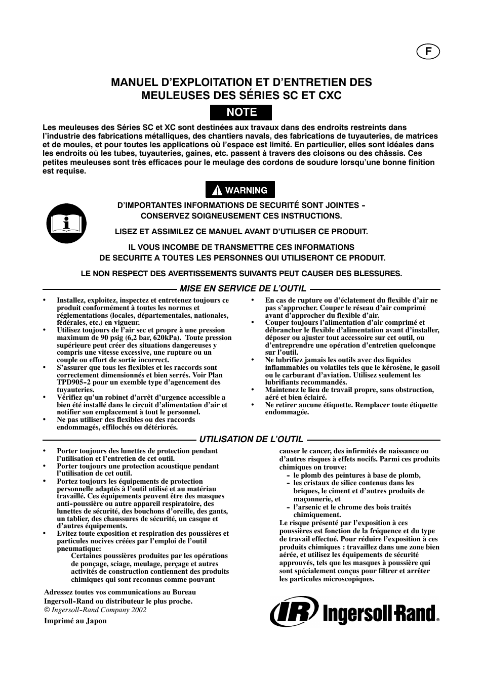 Ingersoll-Rand 4578217 User Manual | Page 4 / 20