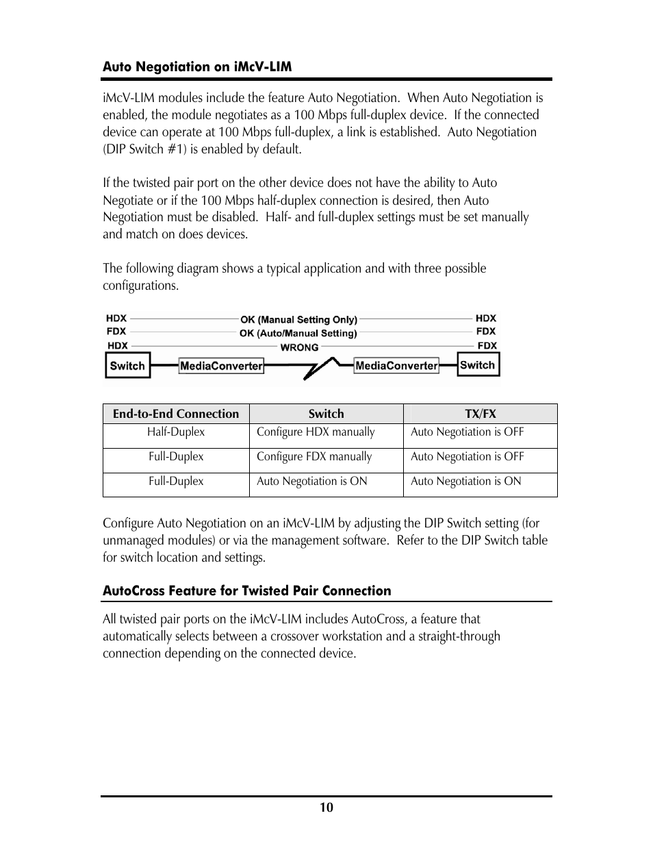 IMC Networks iMcV-LIM User Manual | Page 13 / 20