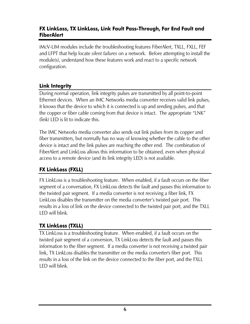 IMC Networks iMcV-LIM User Manual | Page 9 / 20