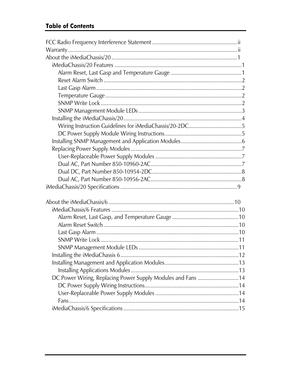 IMC Networks 20 User Manual | Page 3 / 28