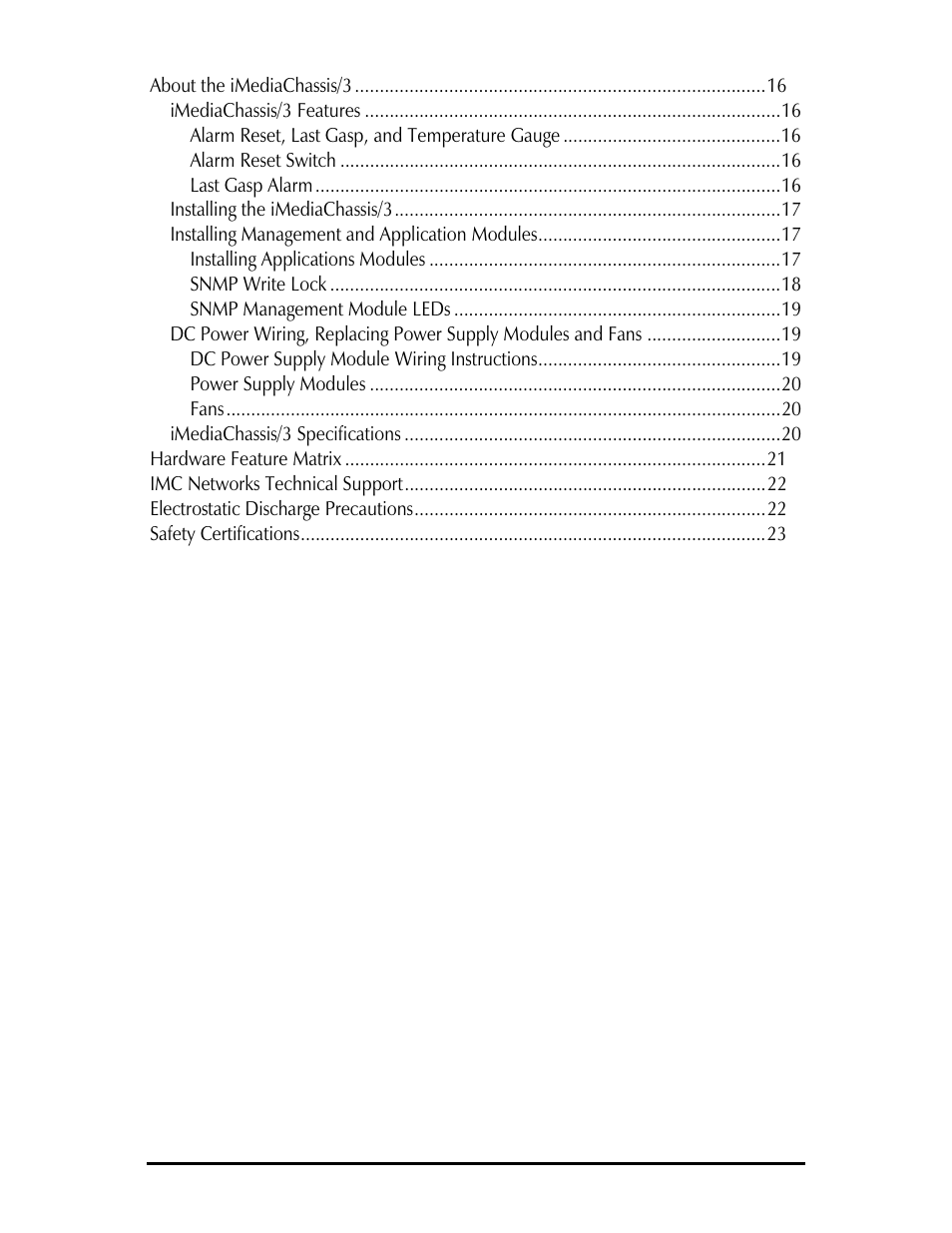 IMC Networks 20 User Manual | Page 4 / 28