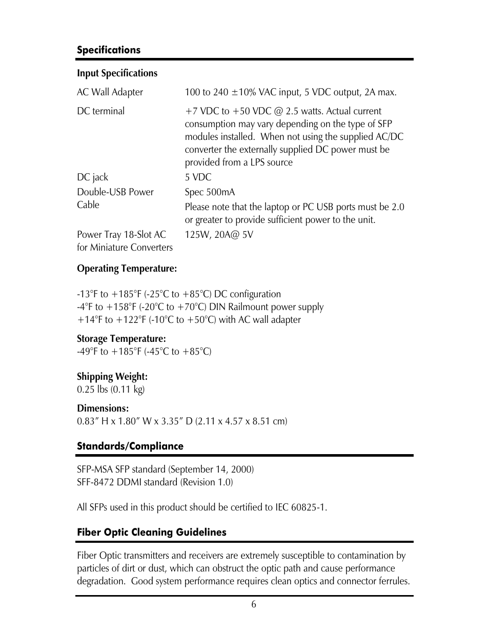 IMC Networks IE–ModeConverter User Manual | Page 9 / 12