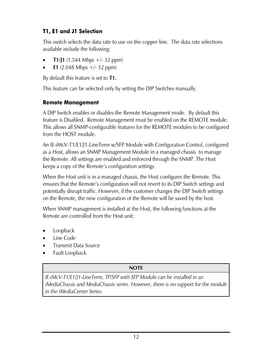 IMC Networks E1 User Manual | Page 15 / 24