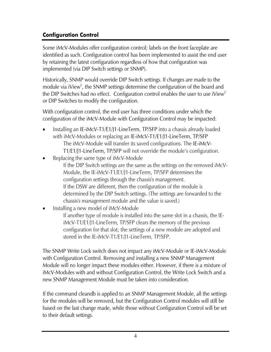 IMC Networks E1 User Manual | Page 7 / 24