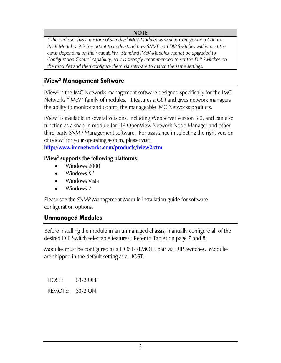 IMC Networks E1 User Manual | Page 8 / 24