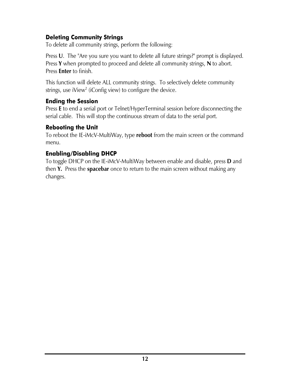 IMC Networks IE-IMCV User Manual | Page 16 / 60