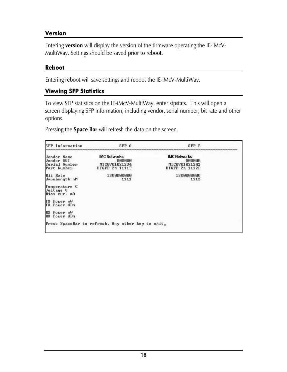 IMC Networks IE-IMCV User Manual | Page 22 / 60