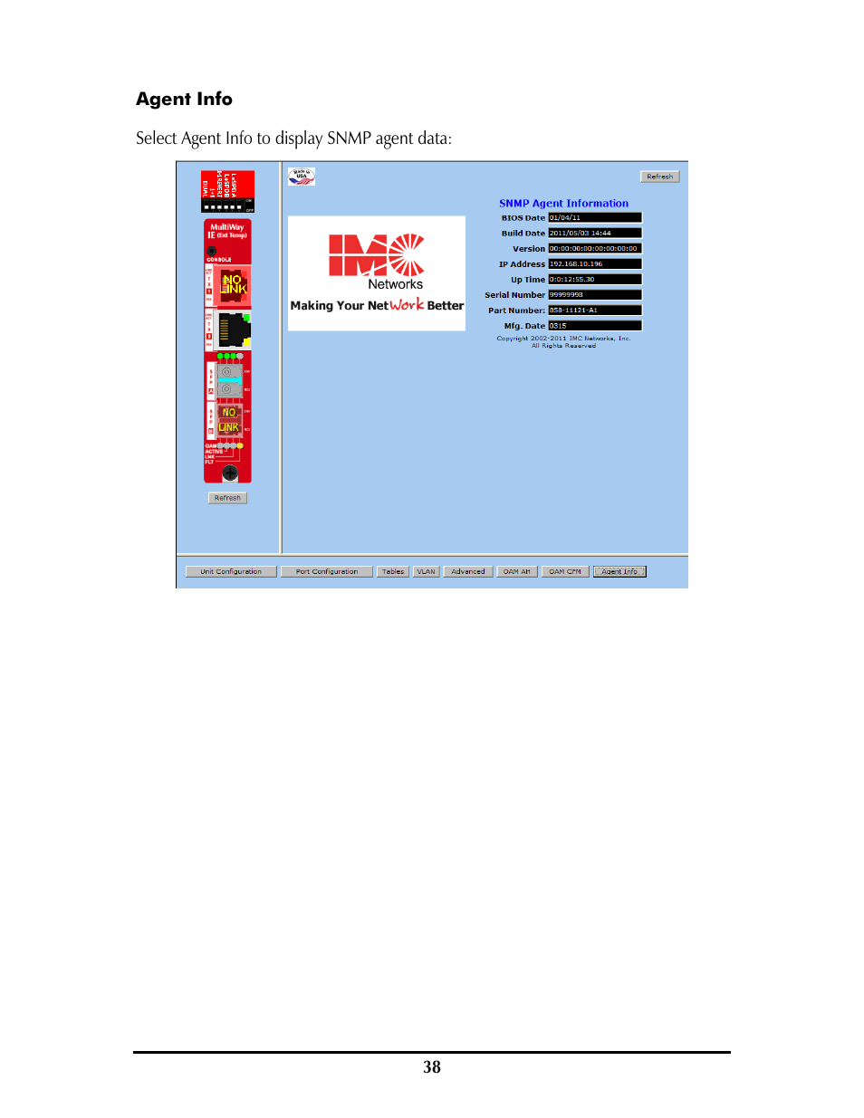 IMC Networks IE-IMCV User Manual | Page 42 / 60